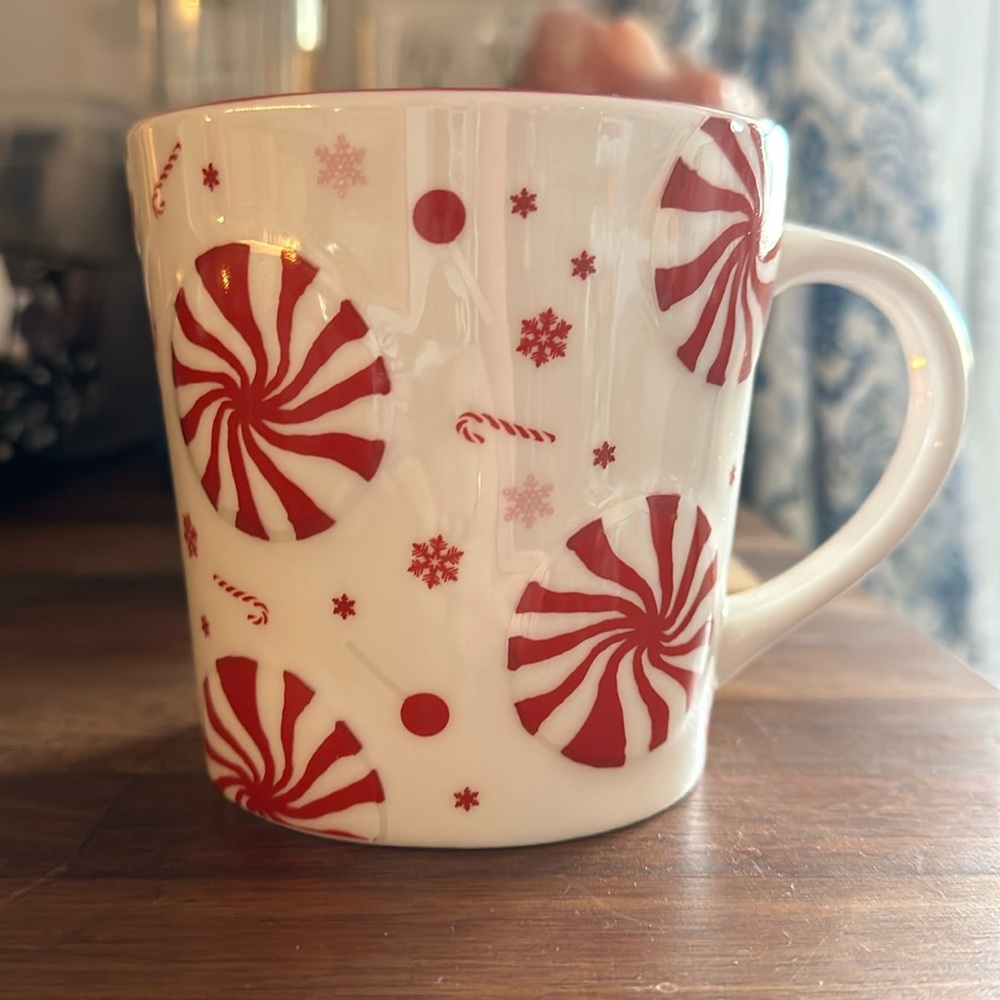 Collectible 2007 Peppermint Starbucks Holiday Collection Mug